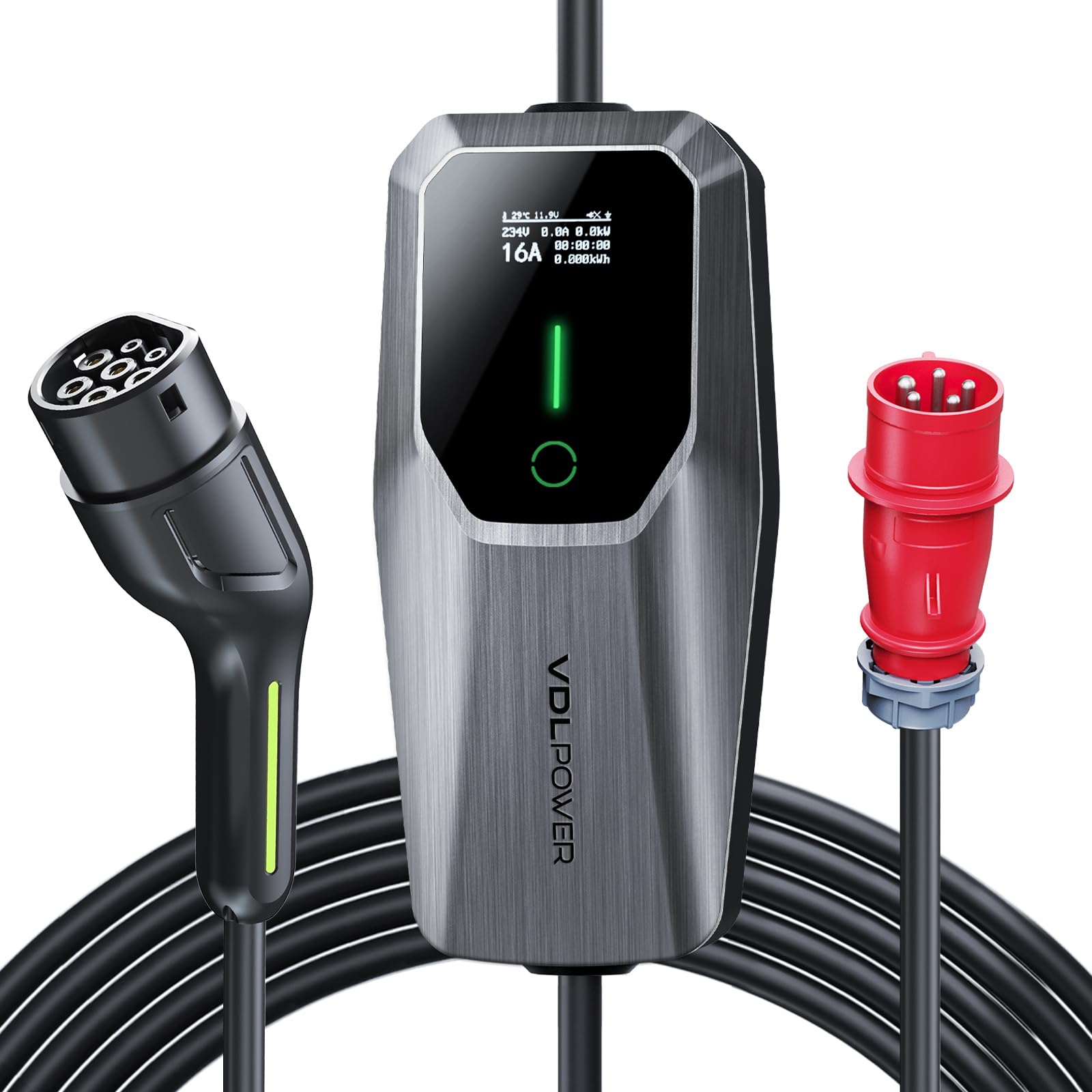 El cargador para vehículos eléctricos AC inteligente es una solución diseñada para facilitar la recarga en entornos domésticos, empresariales y aparcamientos. Su diseño compacto y funcional permite integrarlo fácilmente en diferentes espacios, adaptándose a las necesidades de cada usuario.